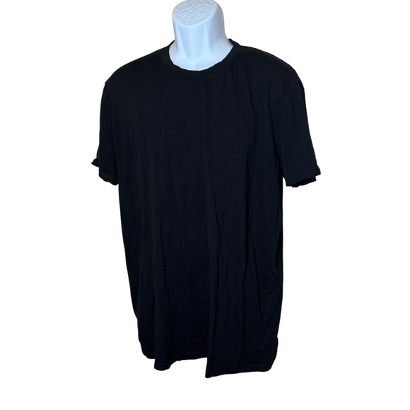 Tommy John Undershirt Mens XL Black Crew Neck Short Sleeve Cotton Stretch Tee - Picture 1 of 5